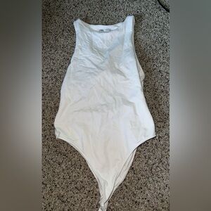 Kids White One Piece Swimsuit